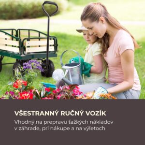 Waldbeck Ventura ručný vozík ťažký náklad 300 kg oceľový
