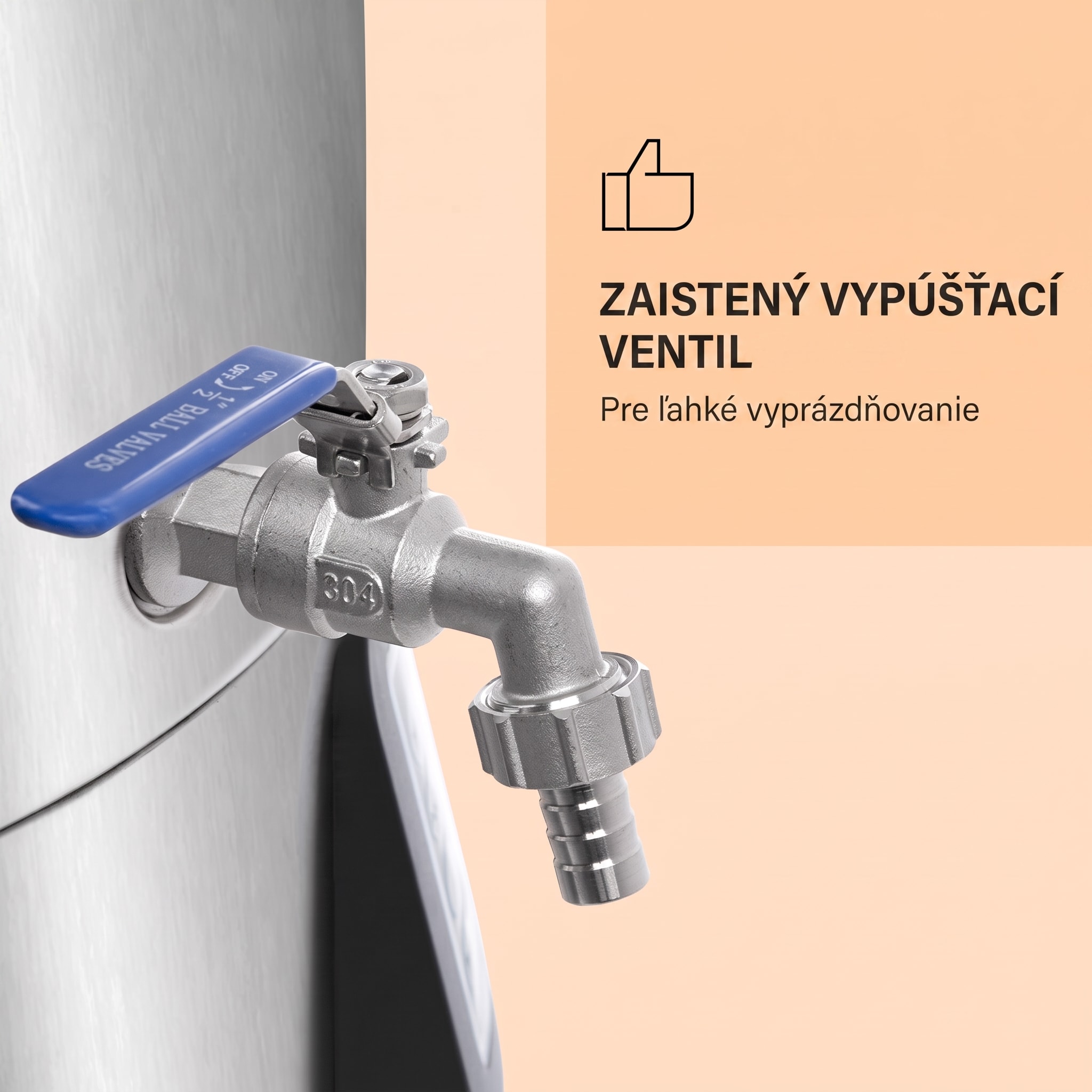 Klarstein Mundschenk XXL, sladový kotol, 50 l, 2500 W, zariadenie na varenie piva - sada, nehrdzavejúca oceľ – Obrázok 4