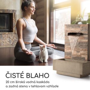 Blumfeldt Watergate záhradná fontána In/Outdoor 15W čerpadlo 10m kábel pozinkované