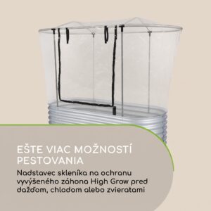 Blumfeldt High Grow Top 160, rozšírenie skleníka, 160 x 80 x 115 cm, oceľové trubky, PVC