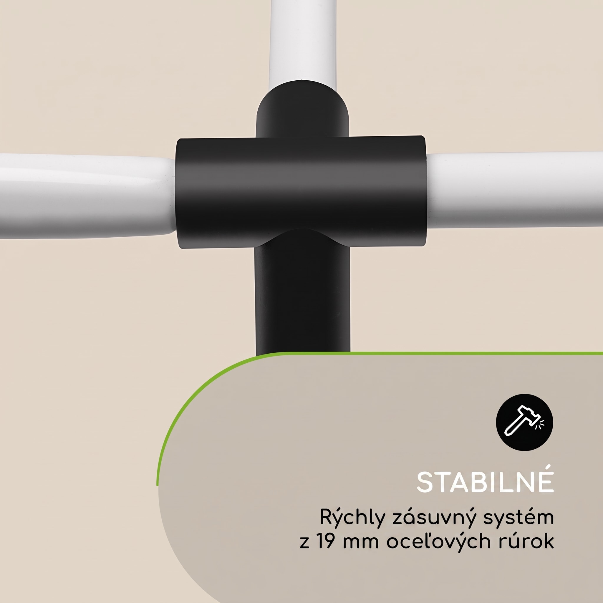 Blumfeldt High Grow Top 160, rozšírenie skleníka, 160 x 80 x 115 cm, oceľové trubky, PVC – Obrázok 3