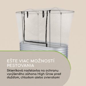 Blumfeldt High Grow Top 200, rozšírenie skleníka, 200 x 115 x 100 cm, oceľové trubky, PVC