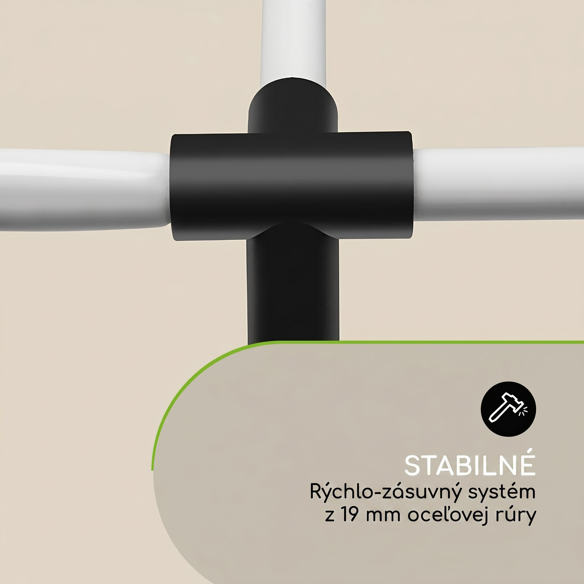 Blumfeldt High Grow Top 200, rozšírenie skleníka, 200 x 115 x 100 cm, oceľové trubky, PVC – Obrázok 3