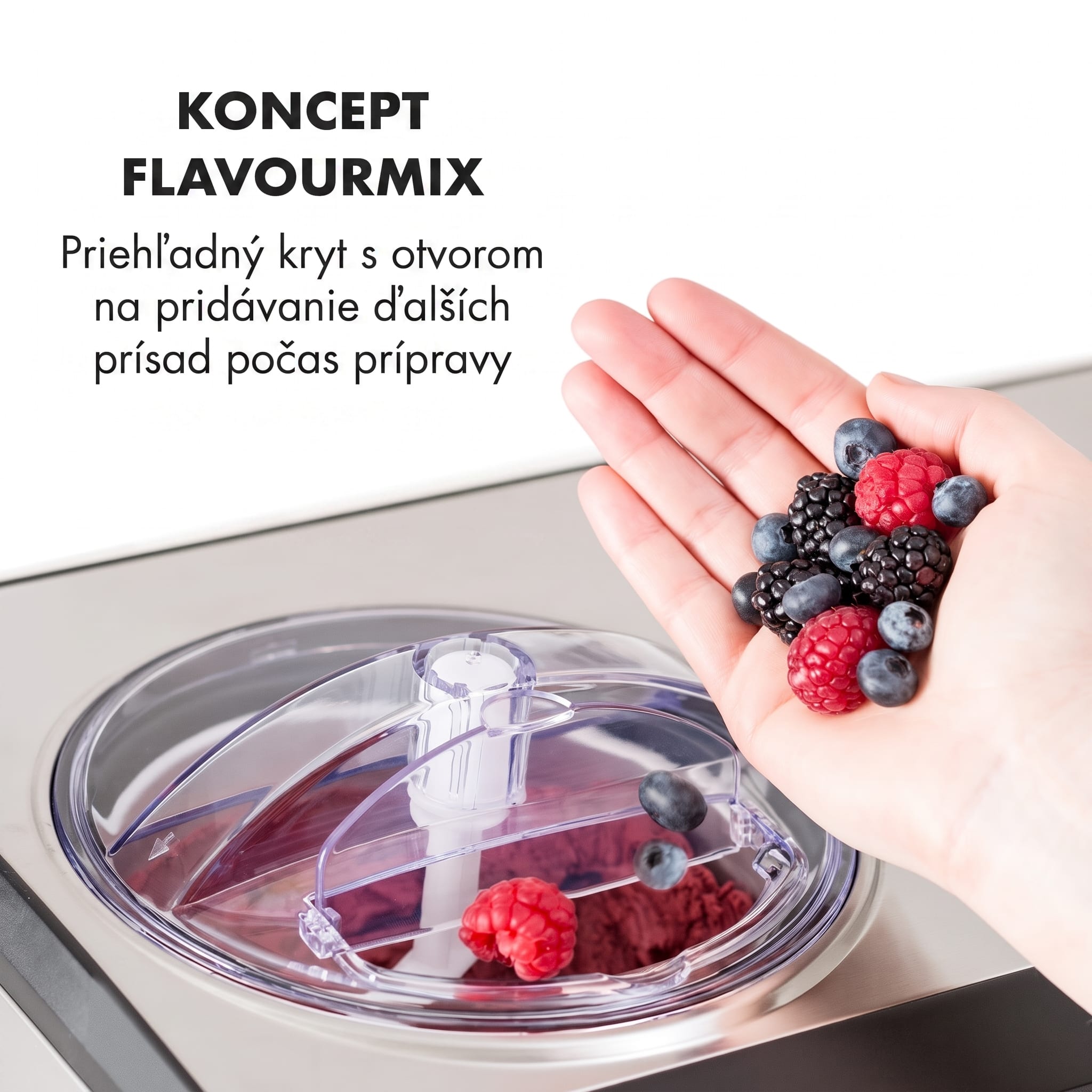 Klarstein Dolce Bacio, zmrzlinovač, kompresor, 2 l, LCD displej, dotykový panel, nehrdzavejúca oceľ – Obrázok 2