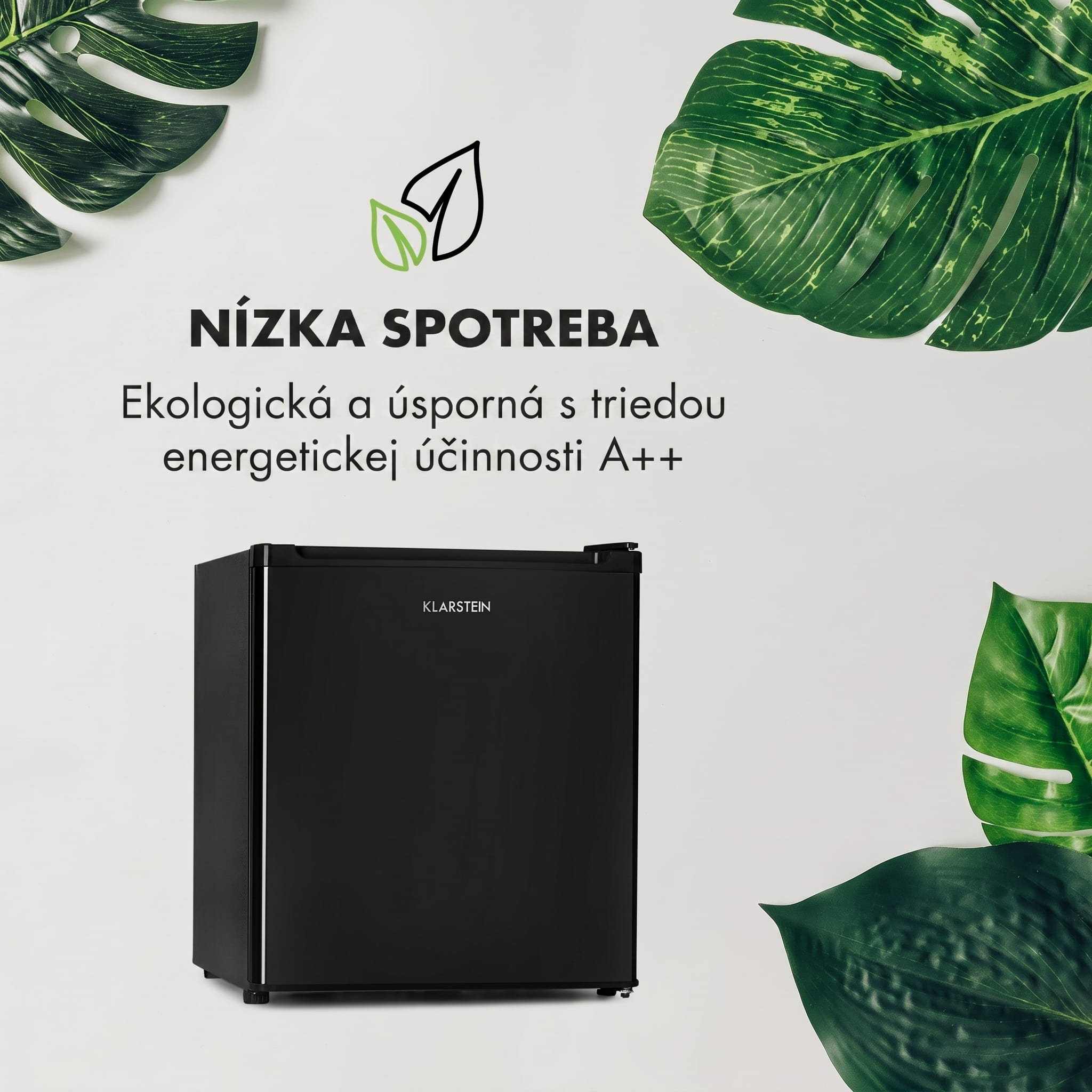Klarstein Garfield Eco, mini mraznička, 33 l, energet. trieda E+, 4 hviezdičky, kompaktná – Obrázok 3