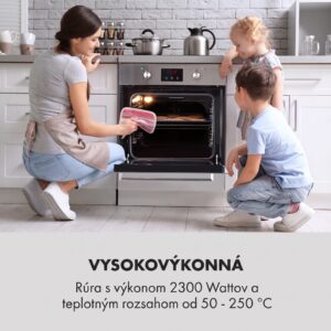 Klarstein Kalahari, vstavaná rúra, 2300 W, 7 funkcií, čierna