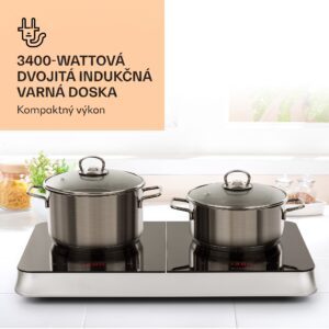 Klarstein InnoChef, indukčná varná doska, 3400 W, dotykové ovládanie, sklokeramika