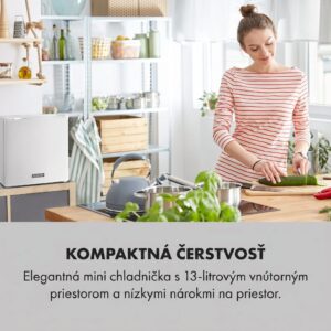 Klarstein Secret Cool, mini chladnička, minibar, 13 l, energet. trieda G biela