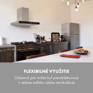 Klarstein Darya, digestor, 60 cm, 310 m³/h, nehrdzavejúca oceľ, strieborný