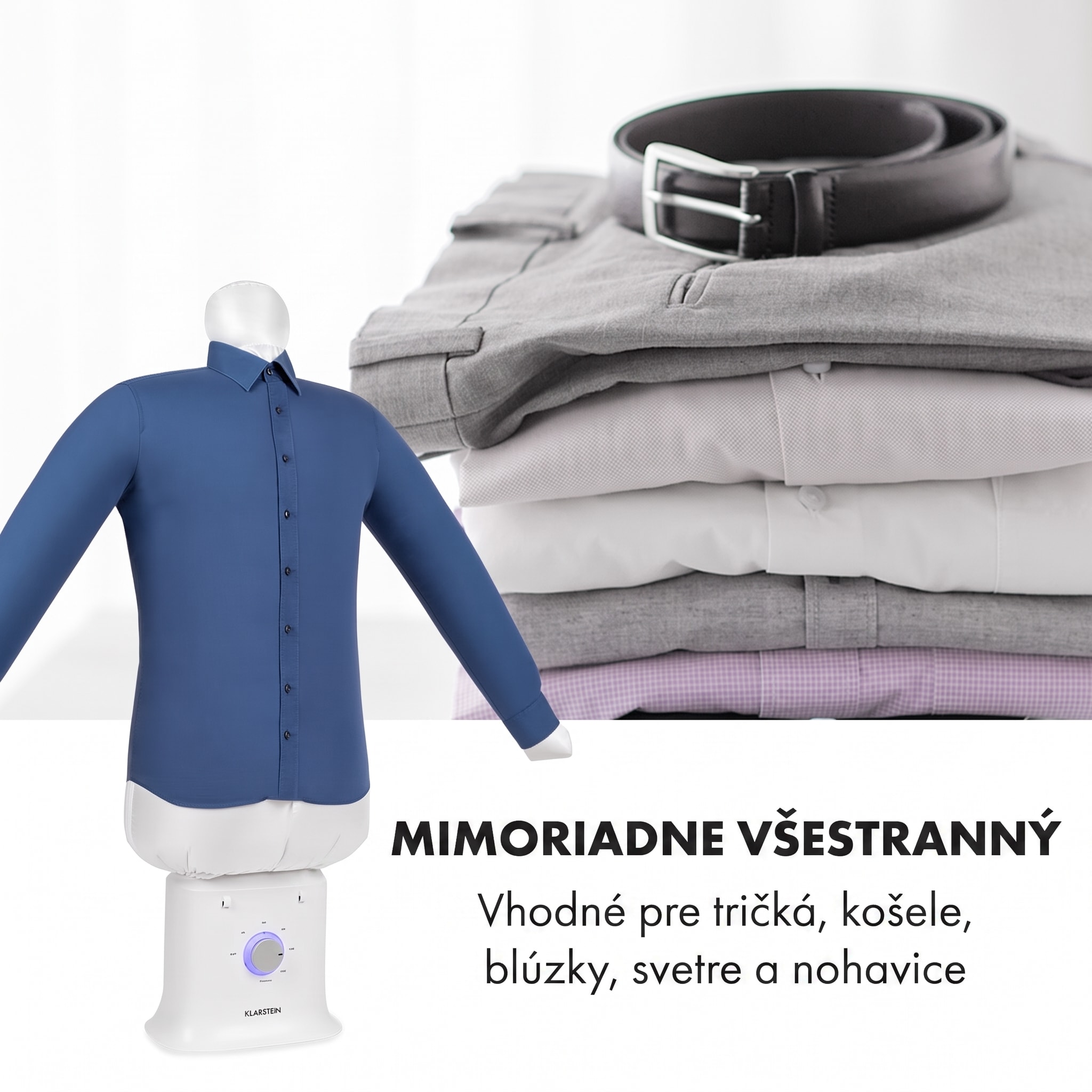 Klarstein ShirtButler Deluxe automatický sušiaci a žehliaci prístroj 1250 W