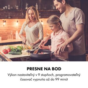Klarstein Delicatessa 3, indukčná varná doska, 5800 W, 3 zóny, sklokeramika, čierna