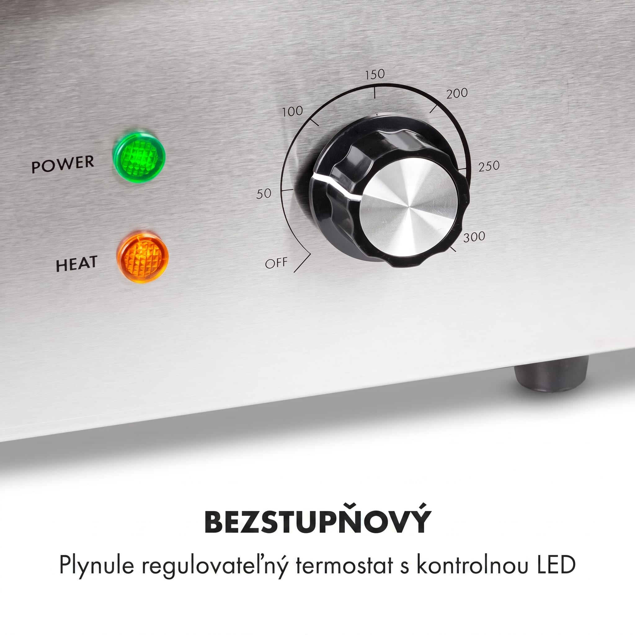 Klarstein Grillmeile 3000G, elektrický gril, 3000 W, grilovacia platňa 54,5 x 35 cm, hladký – Obrázok 2