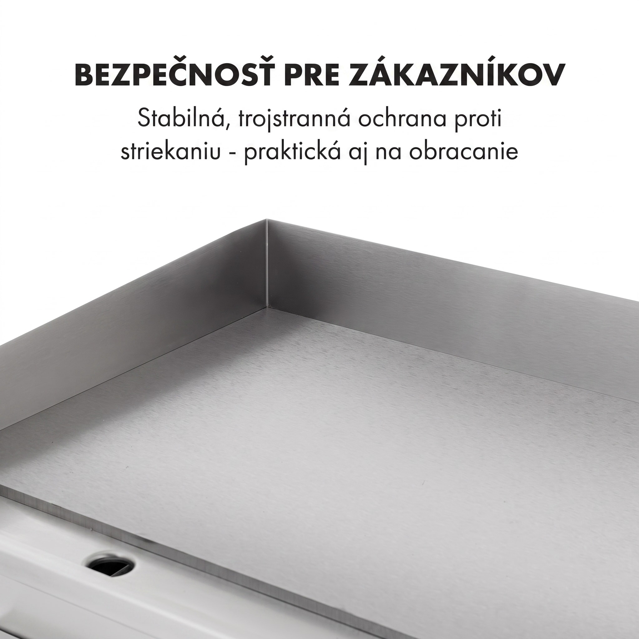 Klarstein Grillmeile 3000G, elektrický gril, 3000 W, grilovacia platňa 54,5 x 35 cm, hladký – Obrázok 5