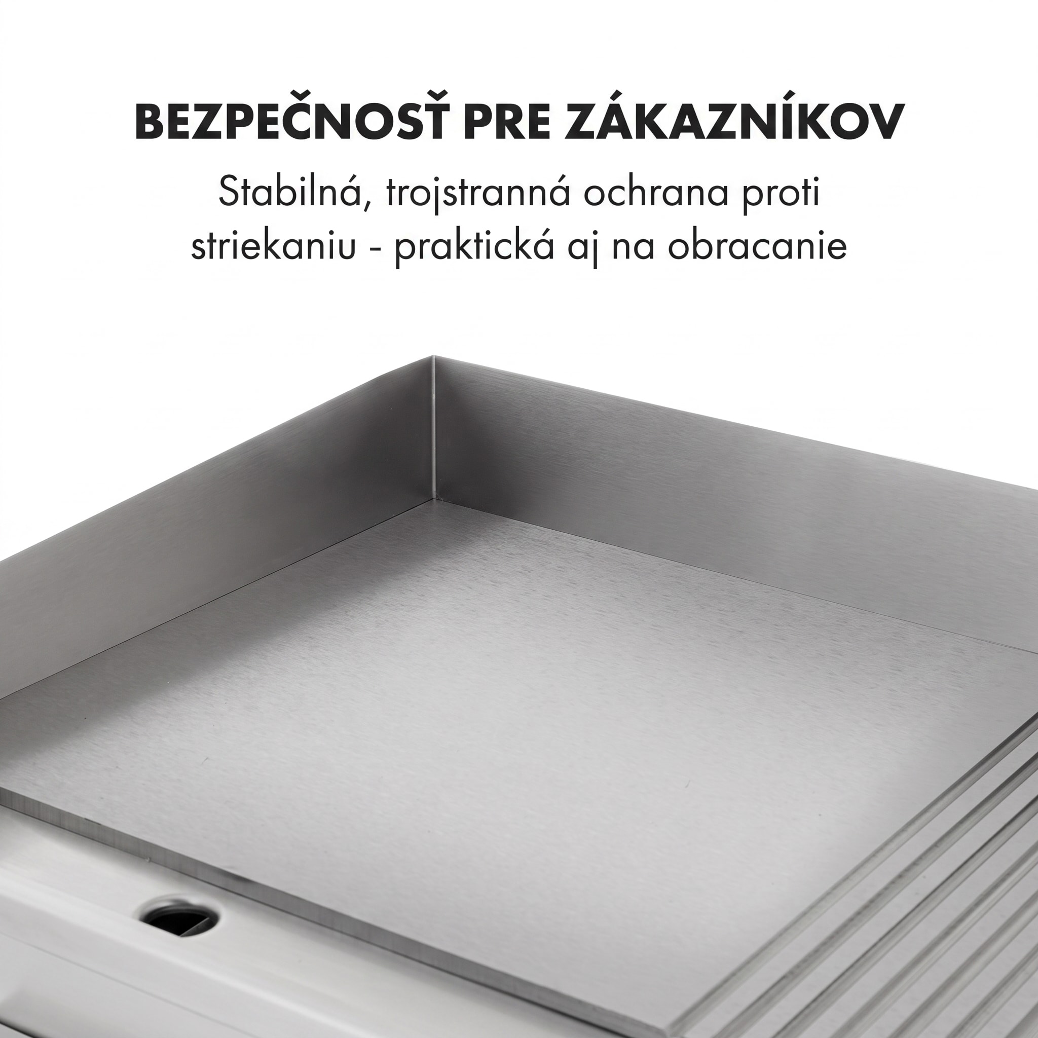 Klarstein Grillmeile 3000GR, elektrický gril, 3000 W, grilovacia platňa 54,5 x 35 cm, hladký/rebrovaný – Obrázok 5