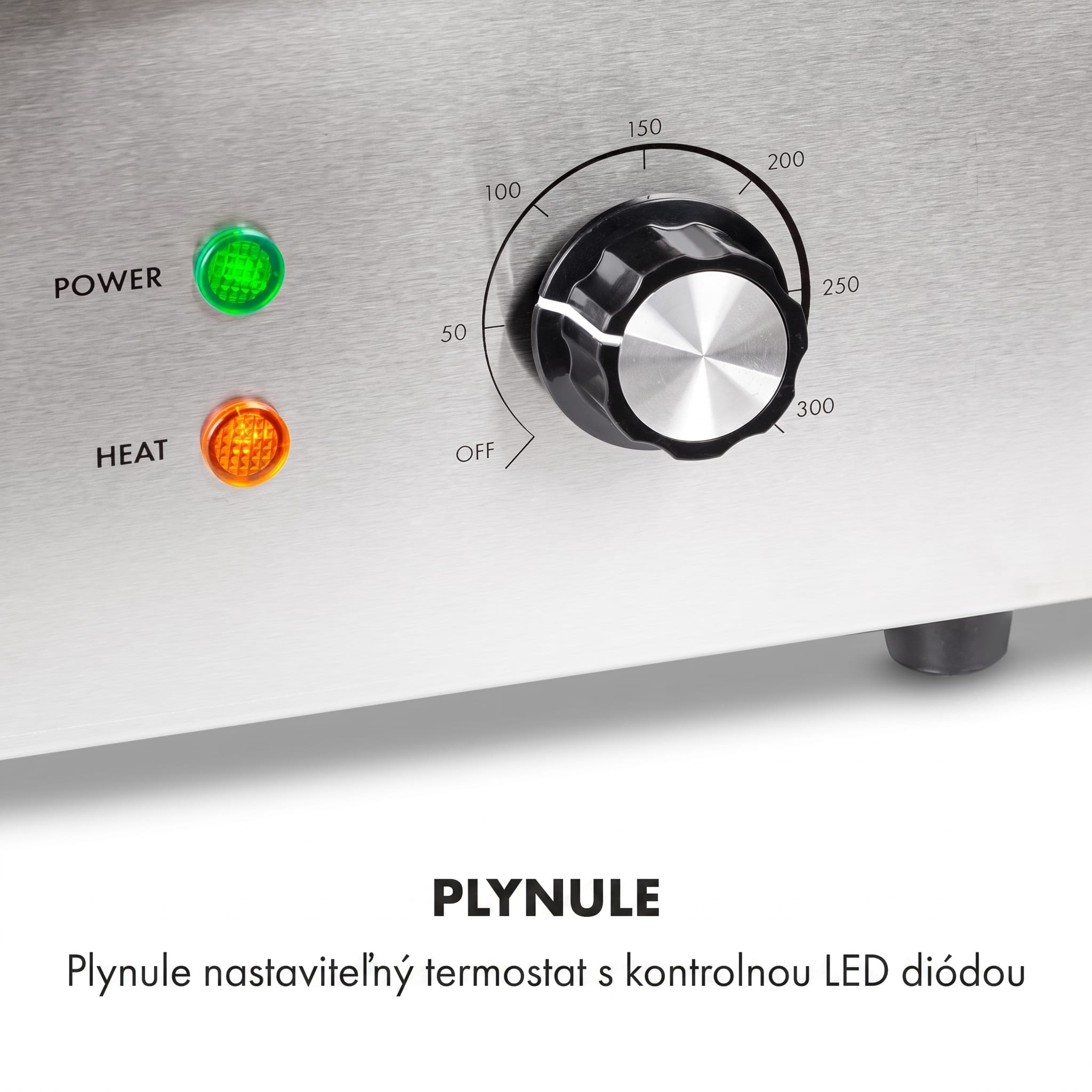 Klarstein Grillmeile 3000R, elektrický gril, 3000 W, grilovacia platňa 54,5 x 35 cm, rebrovaný – Obrázok 2