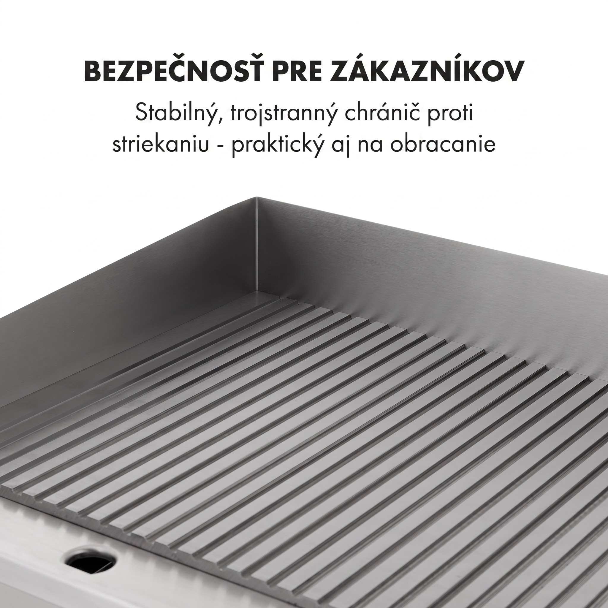 Klarstein Grillmeile 3000R, elektrický gril, 3000 W, grilovacia platňa 54,5 x 35 cm, rebrovaný – Obrázok 5