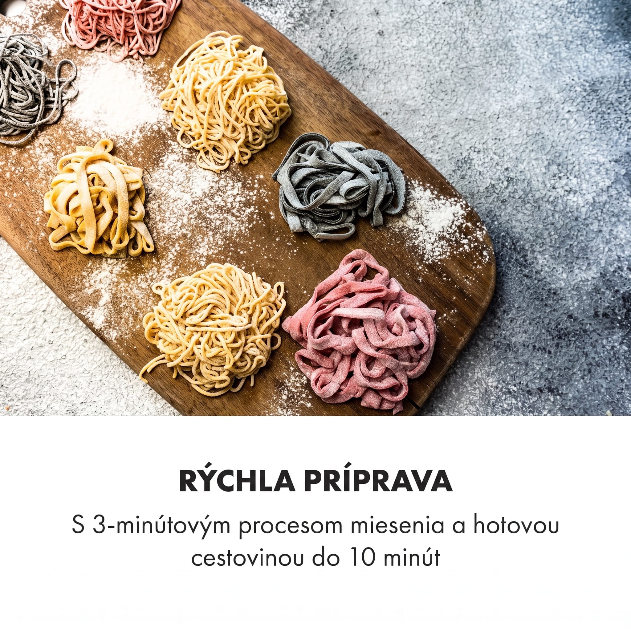 Klarstein Pastamania stroj na cestoviny 260W 7 nadstavcov 500 g 60 dB LED – Obrázok 4
