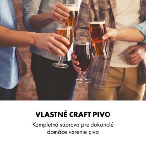 Klarstein Brauheld Pro, sladový kotol, 35 l, 2500 W, 30 – 100 °C, obehové čerpadlo, nehrdzavejúca oceľ