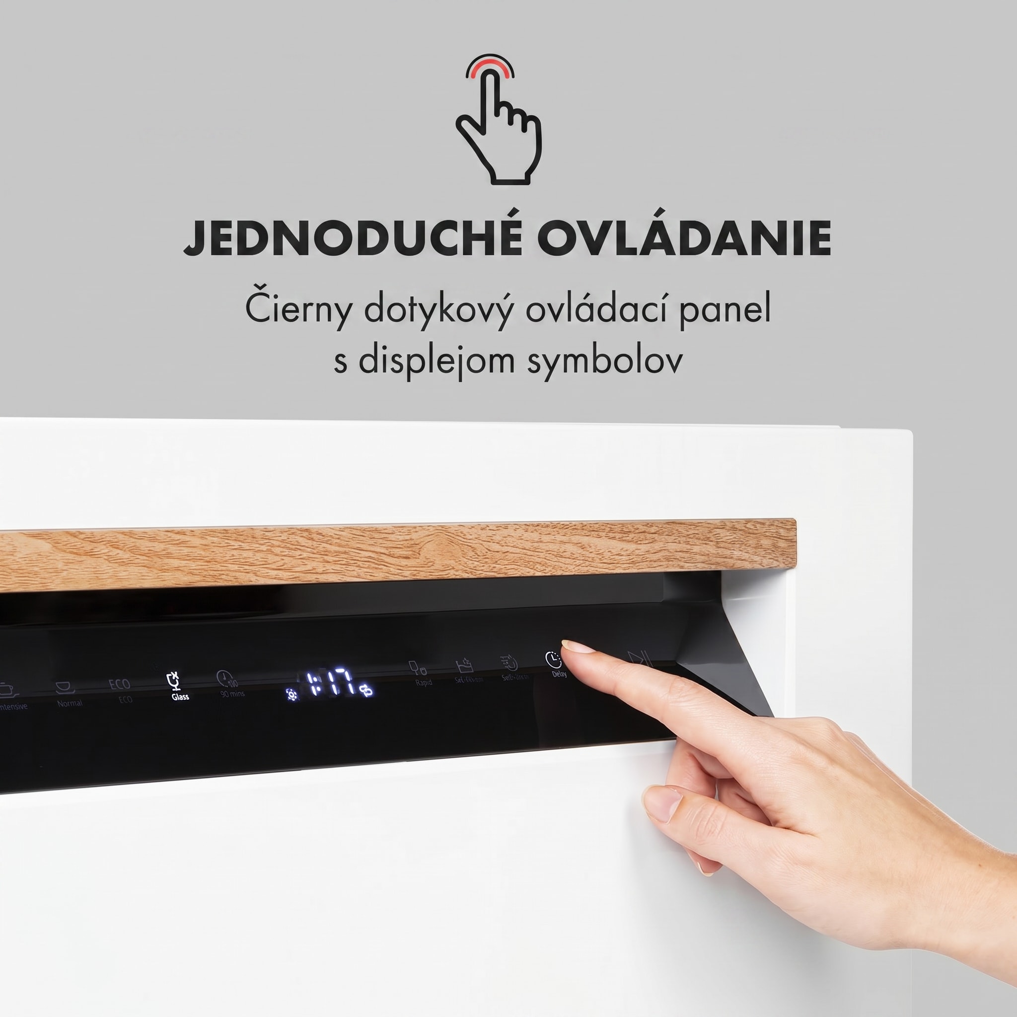 Klarstein Lagoona, umývačka riadu, 1380 W, 6,5 l, na 6 súprav riadu, energet. trieda F, biela – Obrázok 3