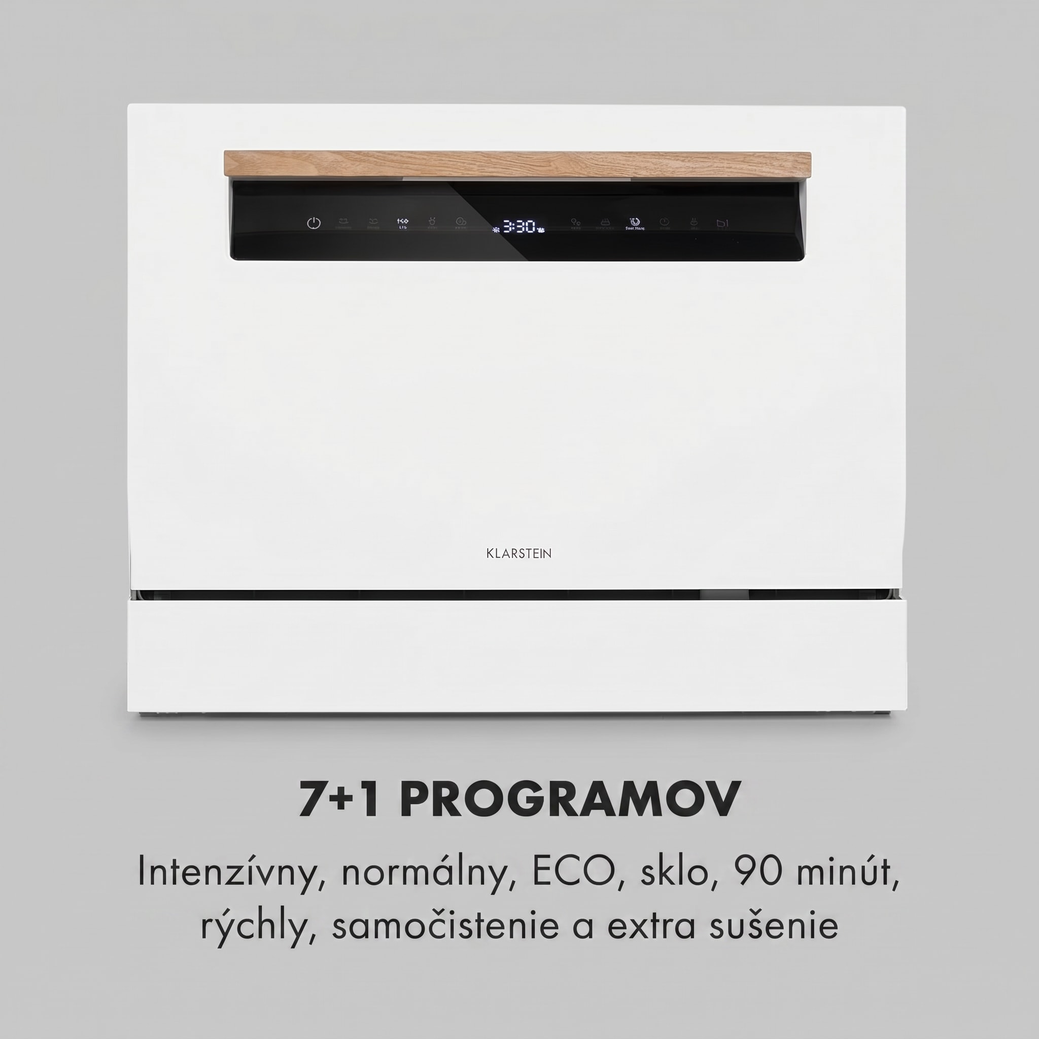 Klarstein Lagoona, umývačka riadu, 1380 W, 6,5 l, na 6 súprav riadu, energet. trieda F, biela – Obrázok 4