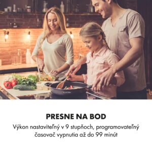 Klarstein Delicatessa 77 Hybrid Prime, vstavaná indukčná varná doska, 7000 W, 4 zón