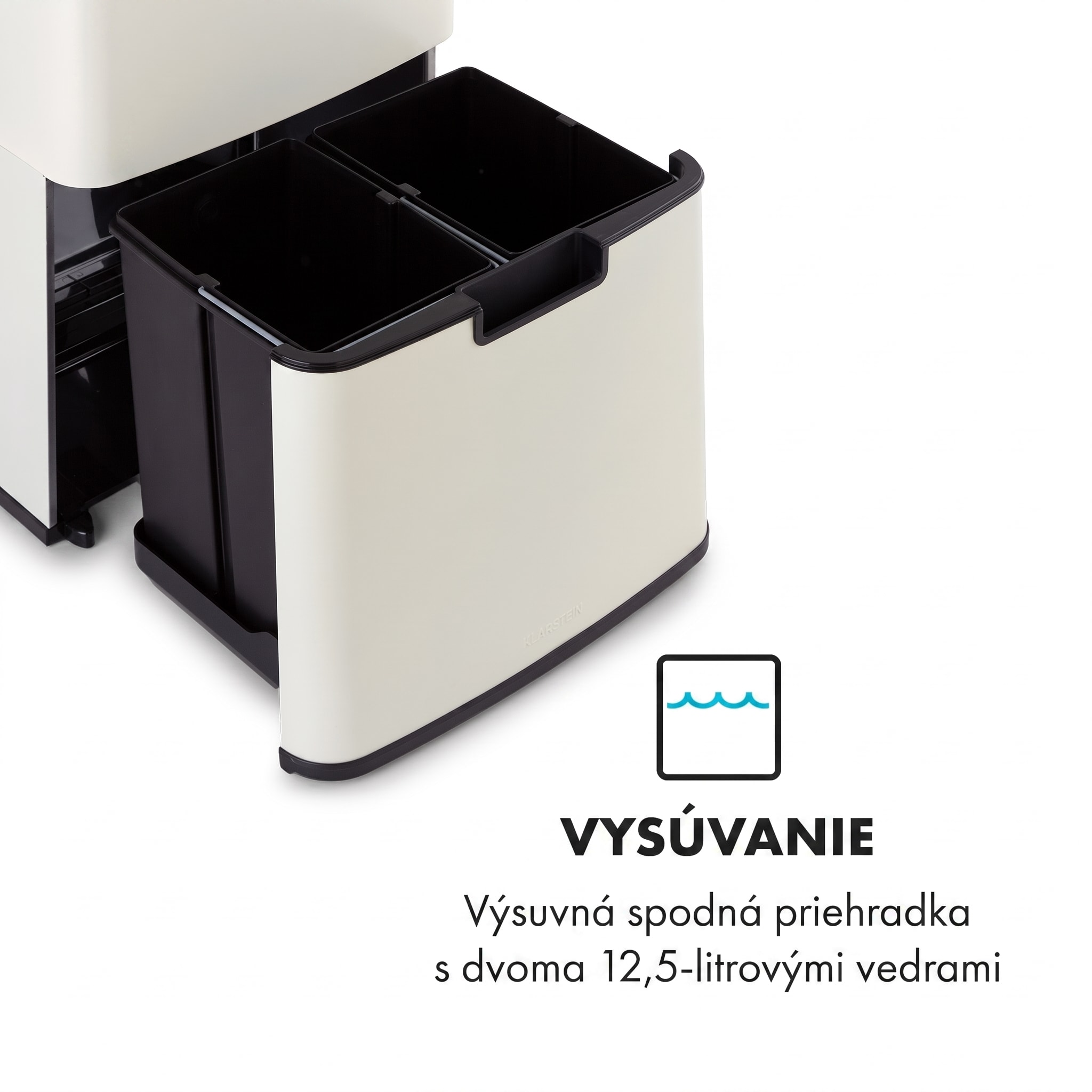 Klarstein Royal Trash Rose Gold, odpadkový kôš so senzorom, 72 l, ušľachtilá oceľ, ružovozlatá – Obrázok 4