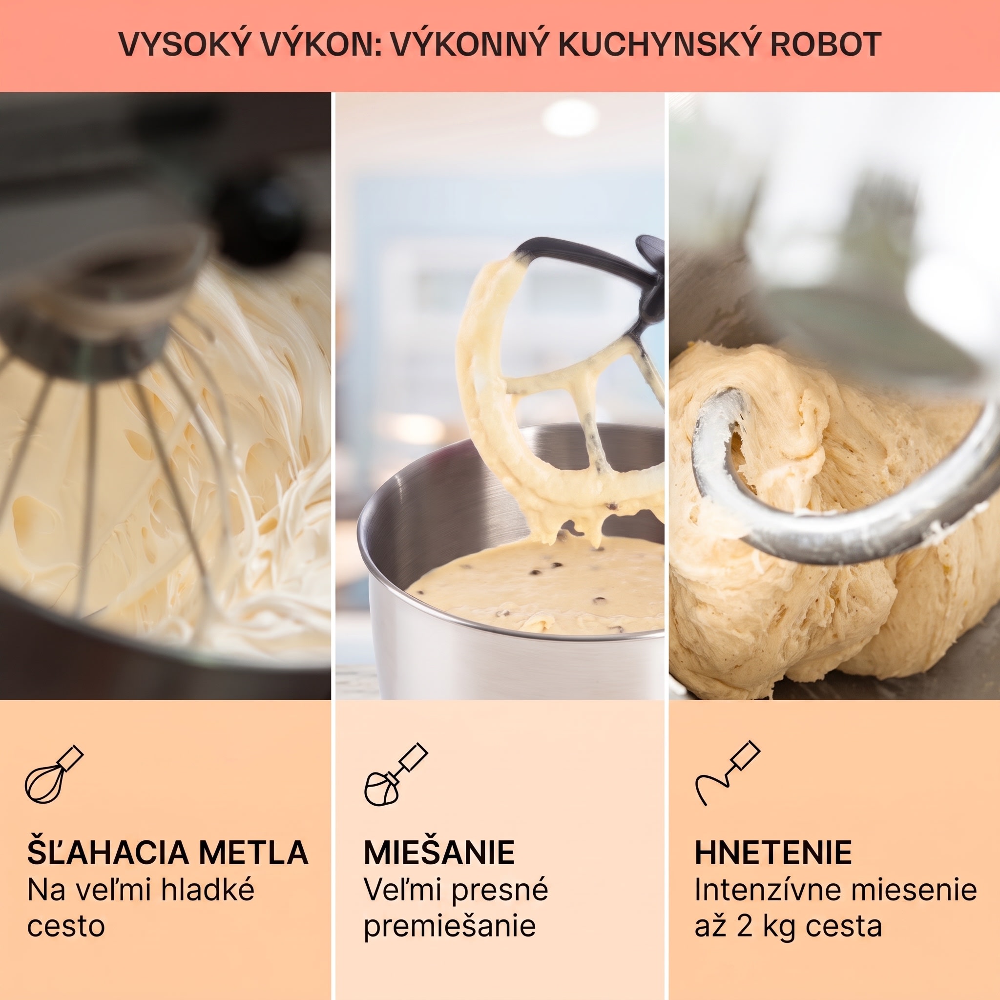 Klarstein Bella Elegance, kuchynský robot, 1800 W, 1,7 PS, 6 stupňov, 5 l