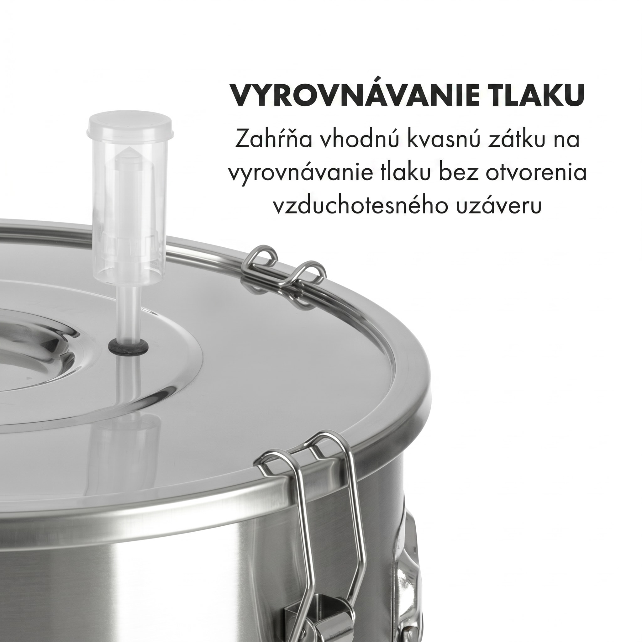 Klarstein Gärkeller Pro XL, fermentačný kotol, 60 l, výpustný ventil na kvasinky, nehrdzavejúca oceľ – Obrázok 3