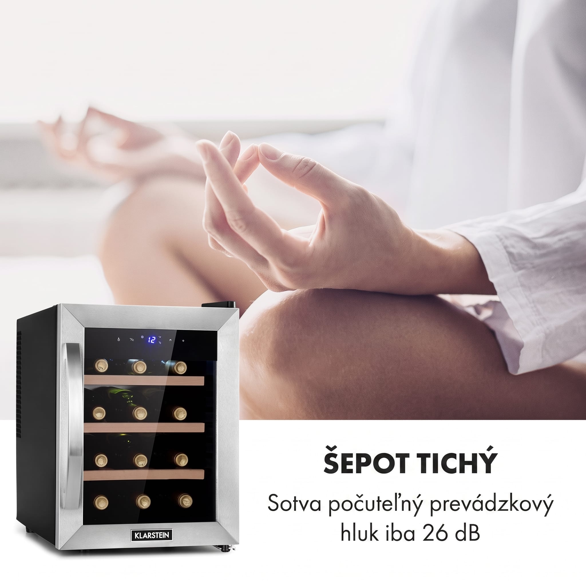 Klarstein Reserva 12 Uno, vinotéka, 31 l, 11-18°C, 1 zóna – Obrázok 4