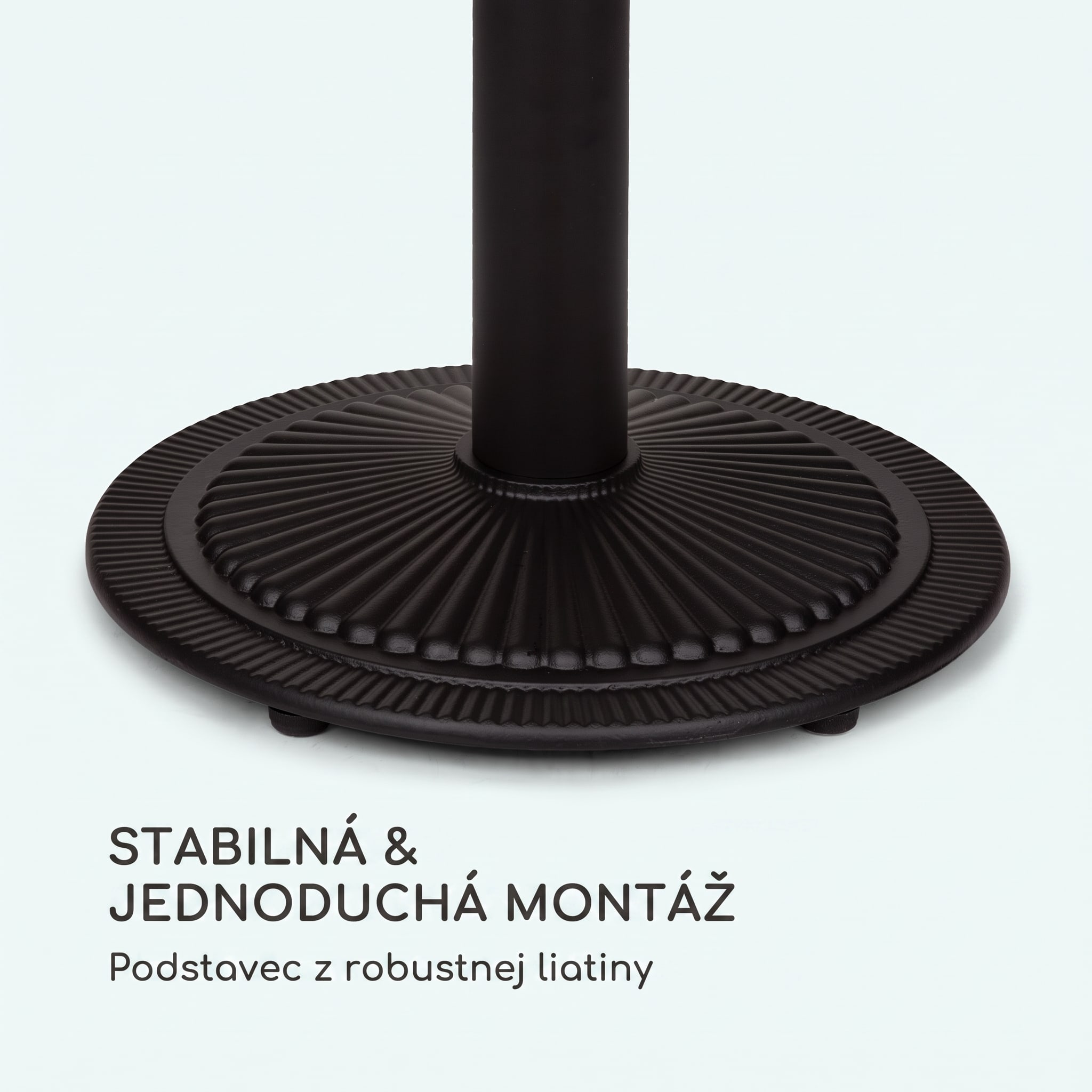 Blumfeldt Patras Jewel, mramorový stôl, secesný štýl, Ø: 57,5 cm, výška: 75 cm, liatinový stojan – Obrázok 4