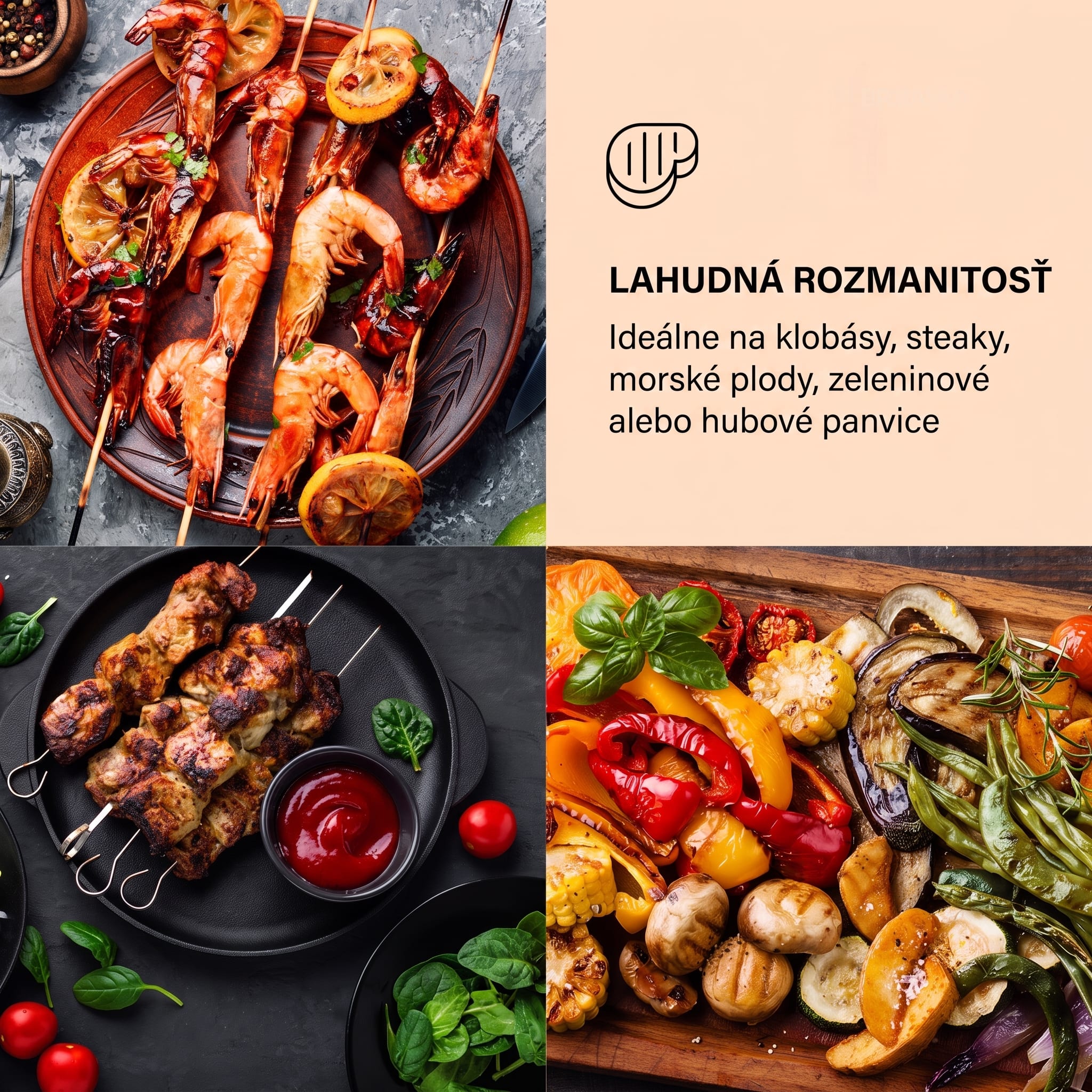 Klarstein Grillmeile 4400, elektrický gril, 2 x 2200 W, grilovacia platňa z nehrdzavejúcej ocele – Obrázok 3