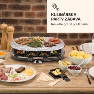 Klarstein All-U-Can Grill, raclette gril 4 v 1, 1500 W, pre 8 osôb, príslušenstvo