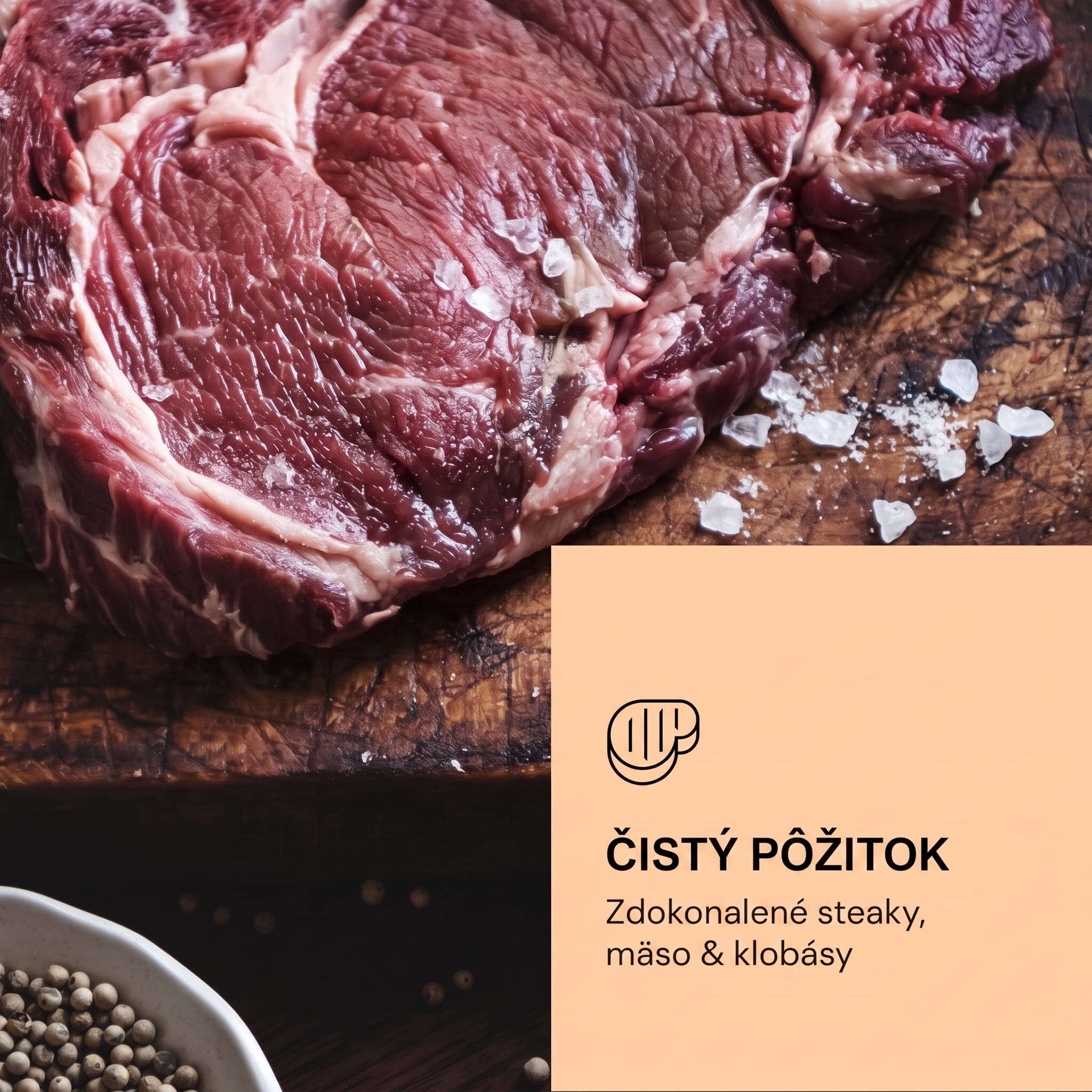 Klarstein Steakhouse Pro 233 skrinka na zrenie mäsa 1 zóna 233 l 1-25°C dotyková Panorama – Obrázok 2
