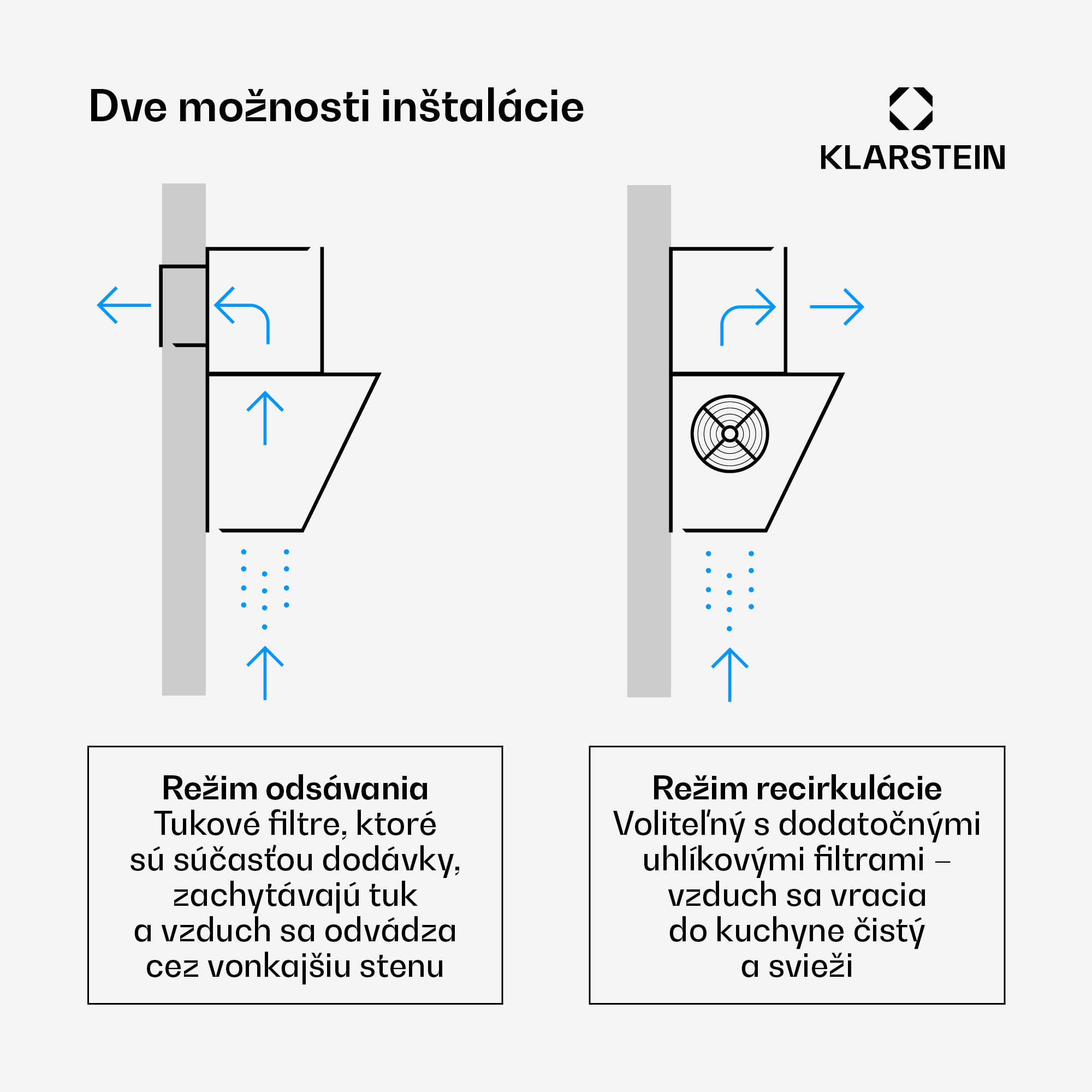 Klarstein Clara 60, digestor, 591 m³/h, dotykový displej, ambientné podsvietenie – Obrázok 2