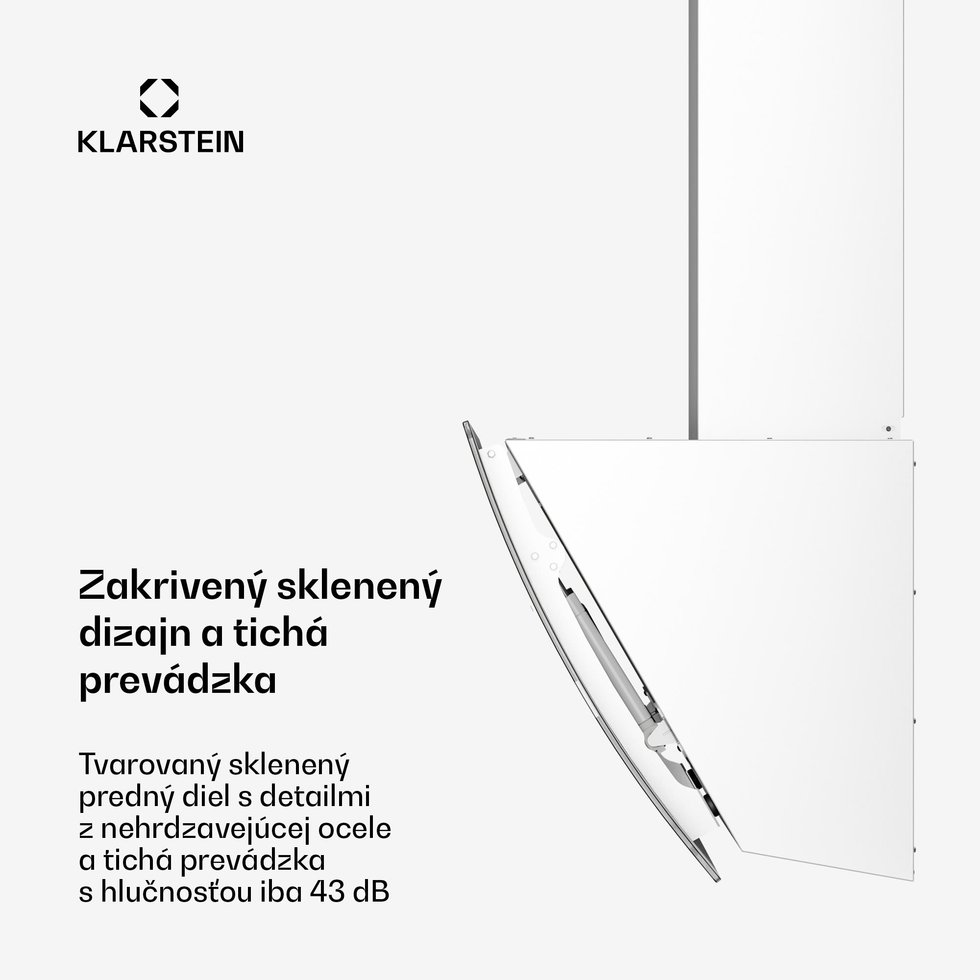 Klarstein Clara 60, digestor, 591 m³/h, dotykový displej, ambientné podsvietenie – Obrázok 4