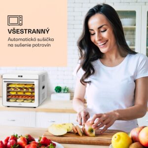 Klarstein Shaftesbury, automatická sušička potravín, 700 W, 35-85°C, časovač, digitálny dotykový displej