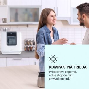 Klarstein Melville 3, umývačka riadu, na 3 súpravy riadu, energet. trieda F, voľne stojaca, bez inštalácie