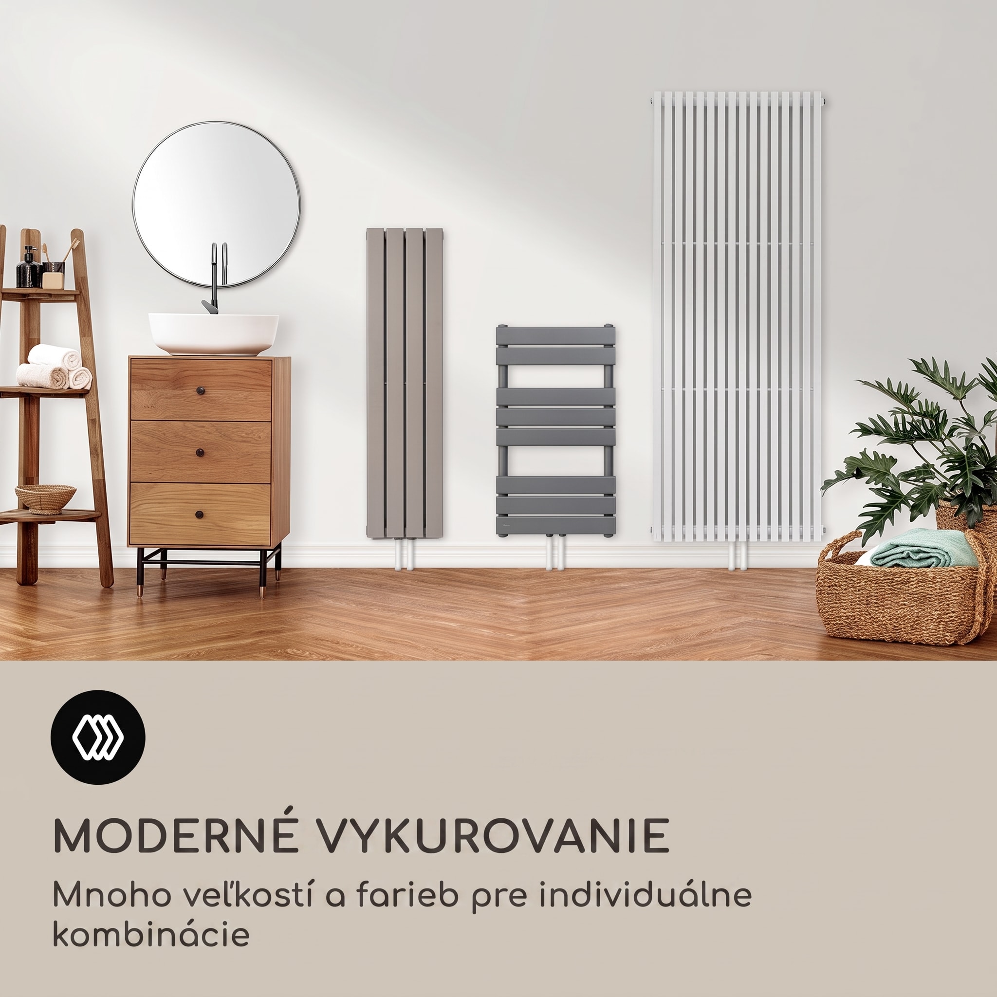 Blumfeldt Delgado, 120 x 25, radiátor, kúpeľňový radiátor, rúrkový radiátor, 508W, teplá voda, 1/2 – Obrázok 5