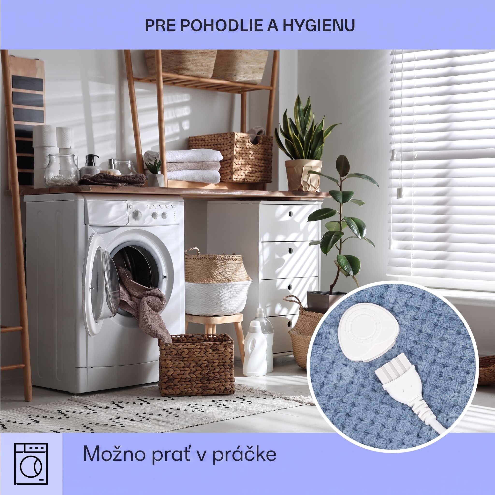 Klarstein DR Watson Deluxe XL, elektrická deka, 160 W, 9 úrovní ohrevu, 180 x 130 cm – Obrázok 4