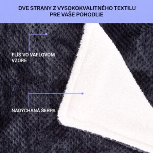 Klarstein DR Watson Deluxe XXL, elektrická deka, 160 W, 9 úrovní ohrevu, 200 x 180 cm