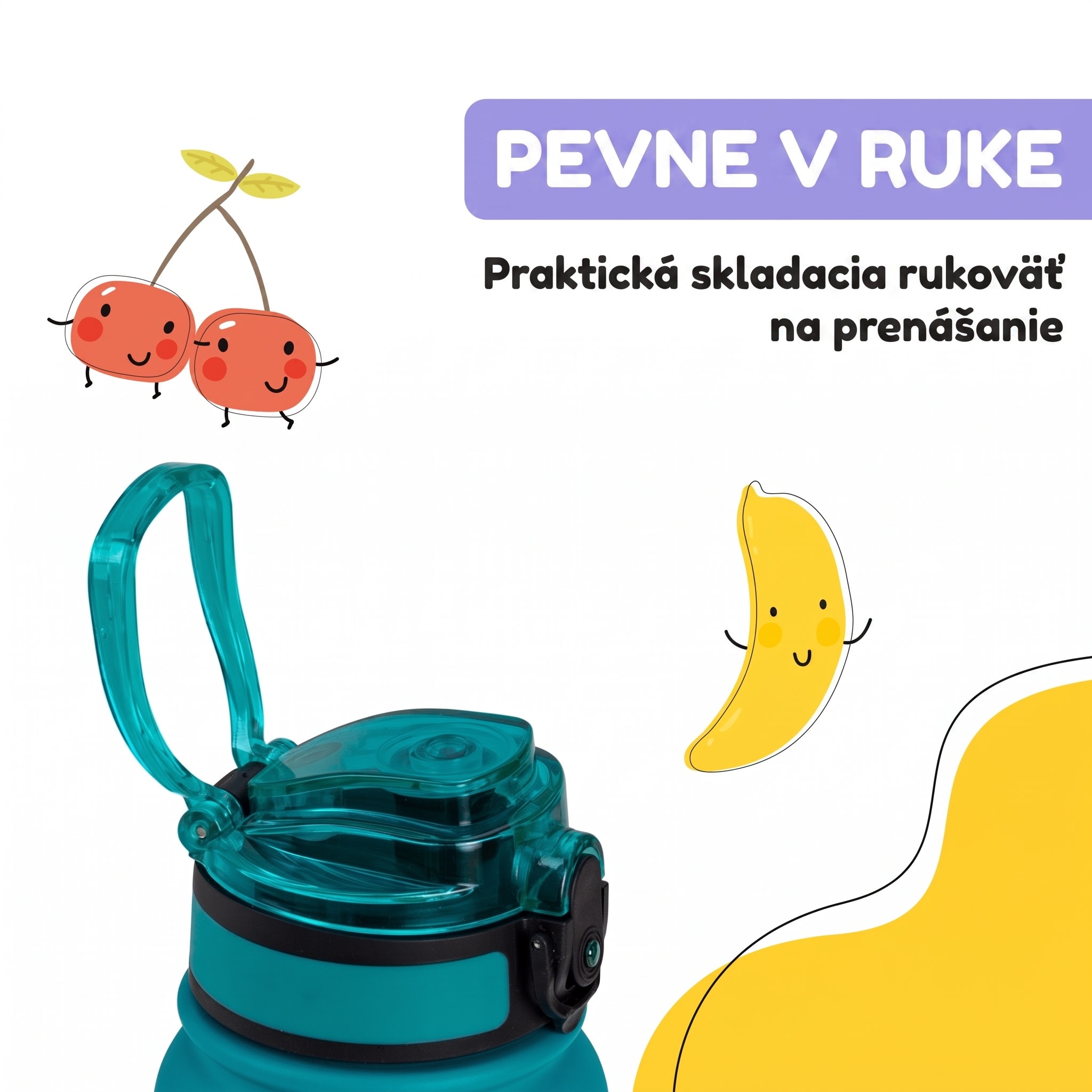 Klarstein schmatzfatz detská izolovaná fľaša na pitie 550 ml nerezová oceľ | ABS | BPA-free – Obrázok 5