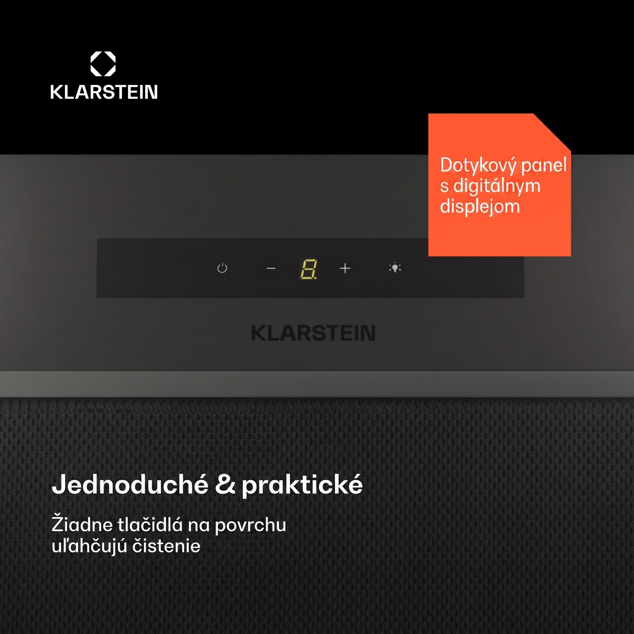 Klarstein Paolo 52 vstavaný Digestor 52 cm 439 m³/h LED Touch A++ – Obrázok 4