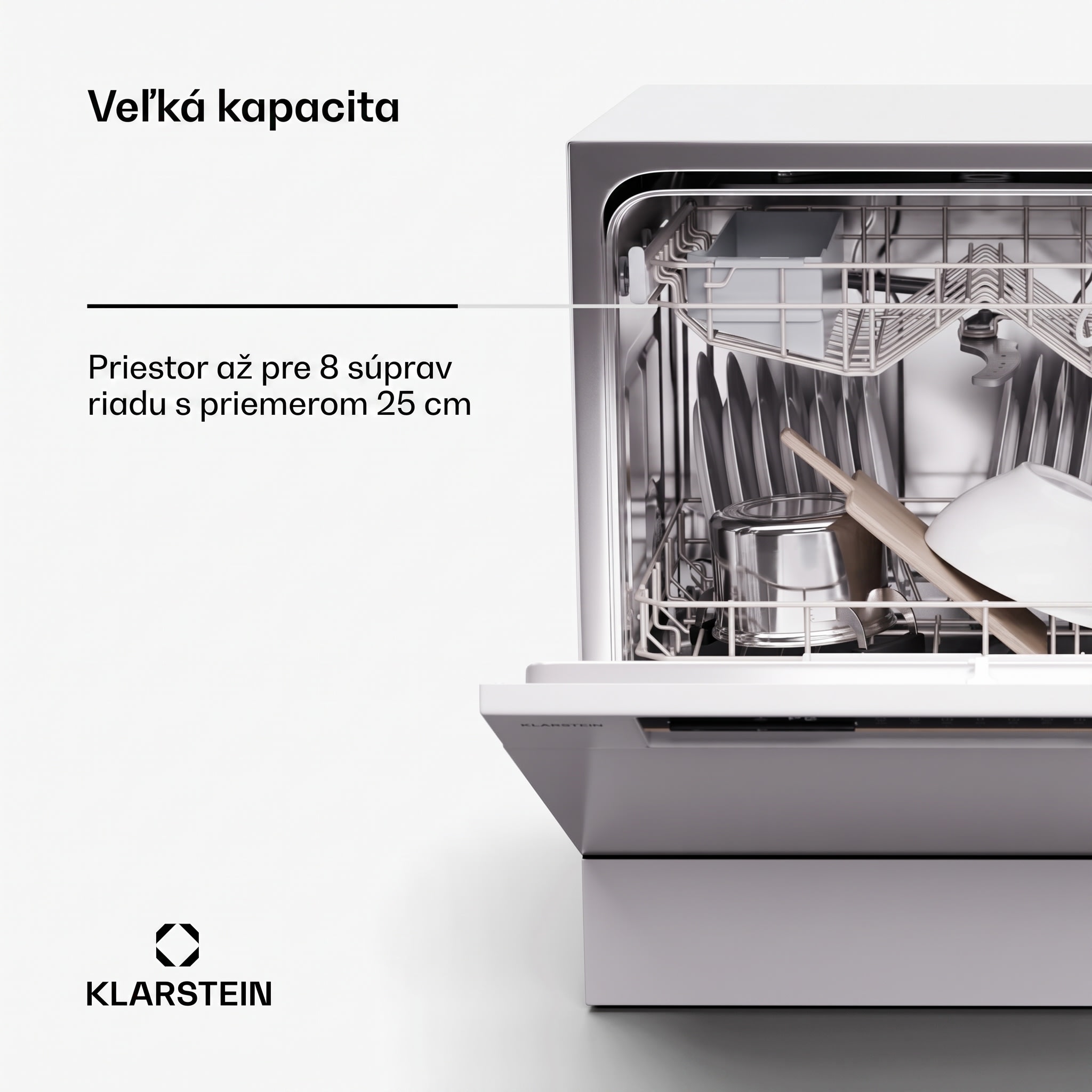 Klarstein Amazonia Eco 8, umývačka riadu