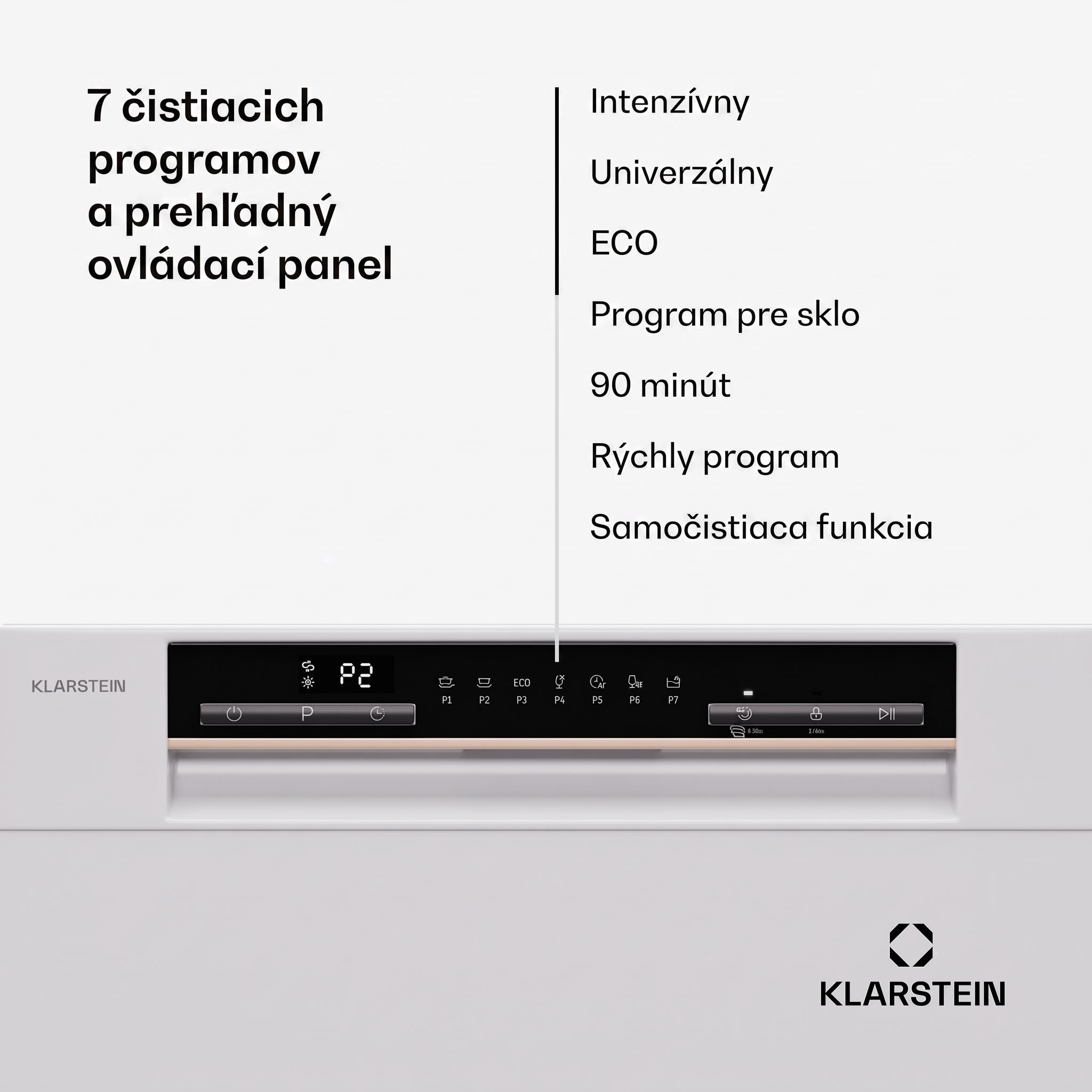 Klarstein Amazonia Eco 8, umývačka riadu – Obrázok 2