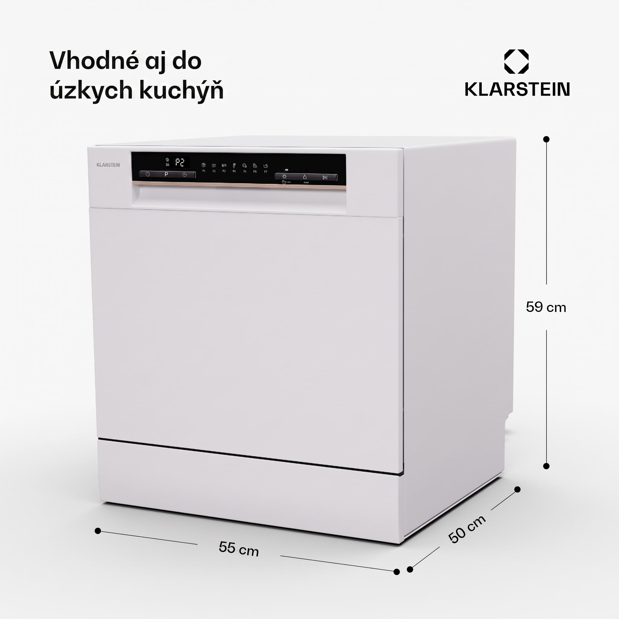 Klarstein Amazonia Eco 8, umývačka riadu – Obrázok 5