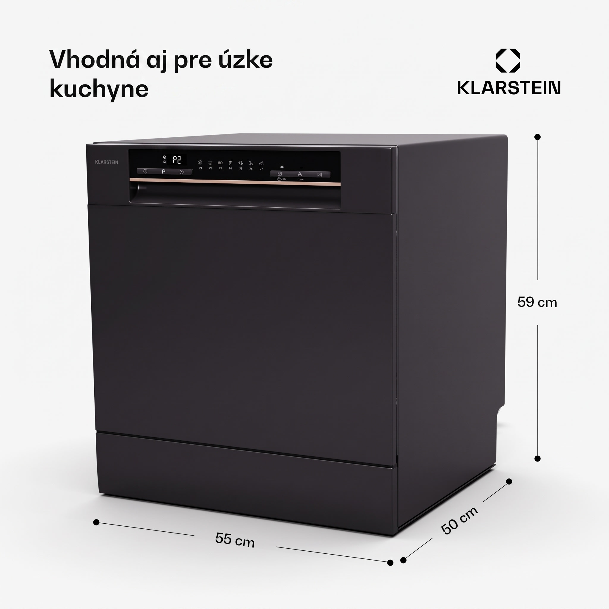Klarstein Amazonia Eco 8, umývačka riadu – Obrázok 5