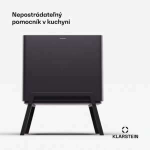 Klarstein Yuma, odpadkový kôš, 40 l, vrátane kompostéra, s nožičkami, pachový filter