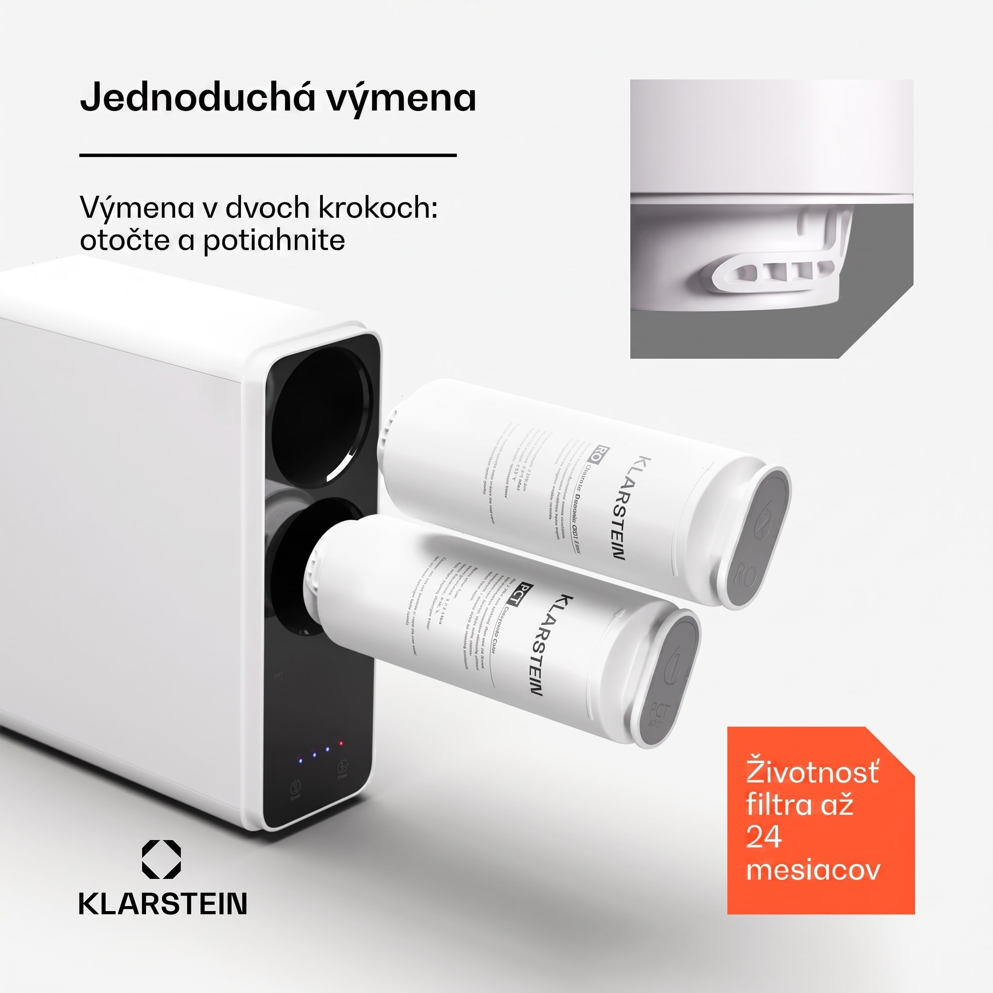 Klarstein PureLine 800 RO filter, náhradný / príslušenstvo, reverzná osmóza, 800 GPD / 3000 L/d – Obrázok 2