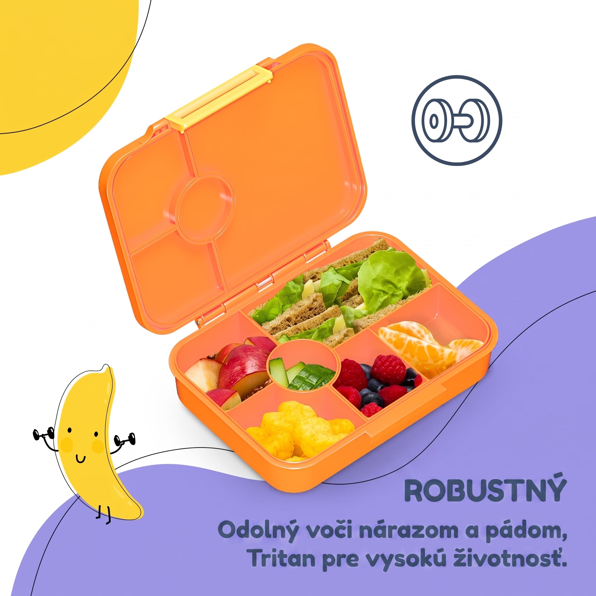 NA Schmatzfatz desiatový box so 6 priehradkami – Obrázok 5