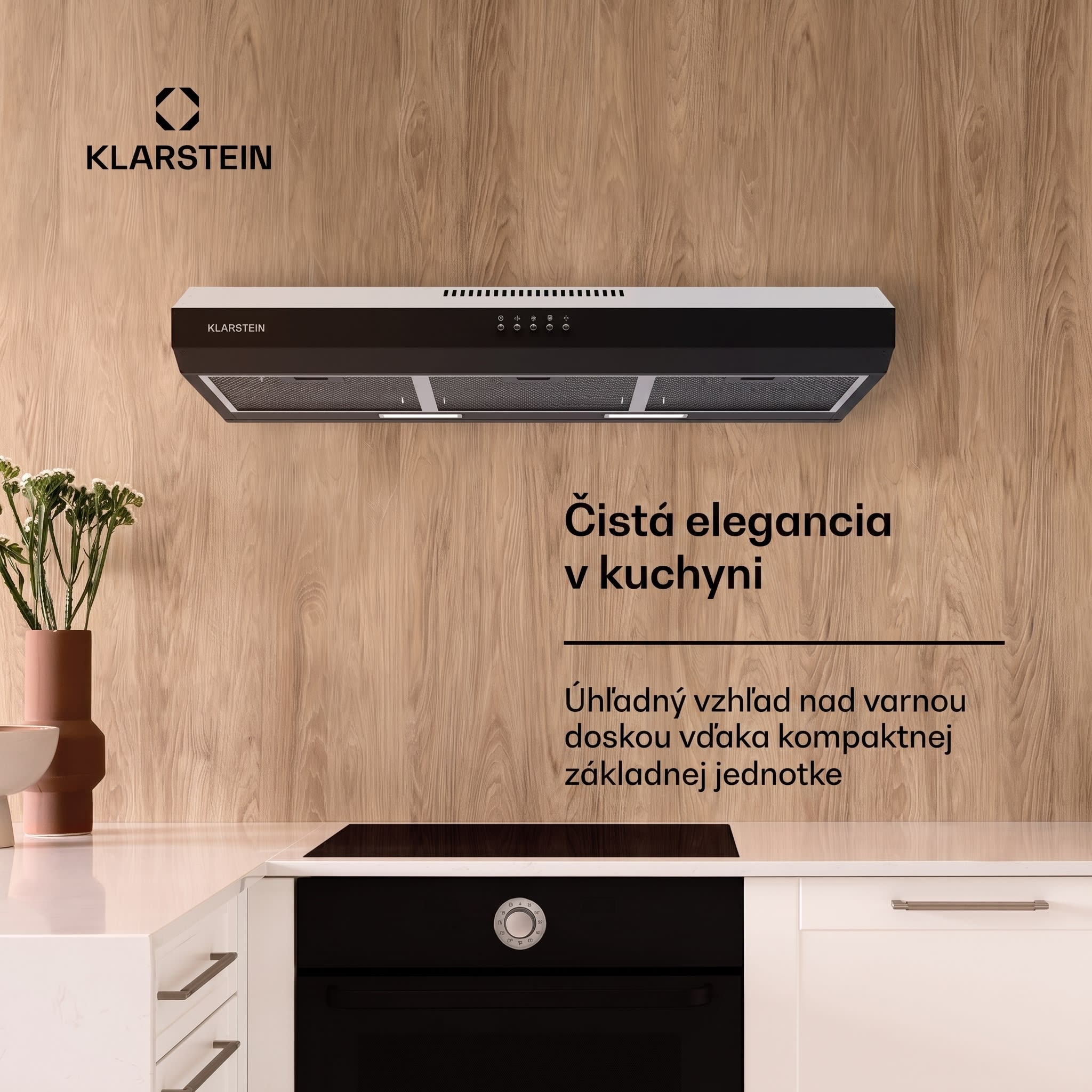 Klarstein Contempo 90 podstavná digestorová kapucňa